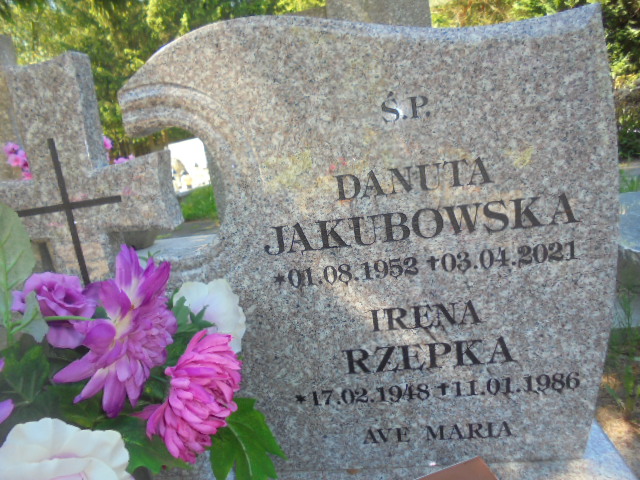 Danuta Jakubowska 1952 Elbląg - Grobonet - Wyszukiwarka osób pochowanych