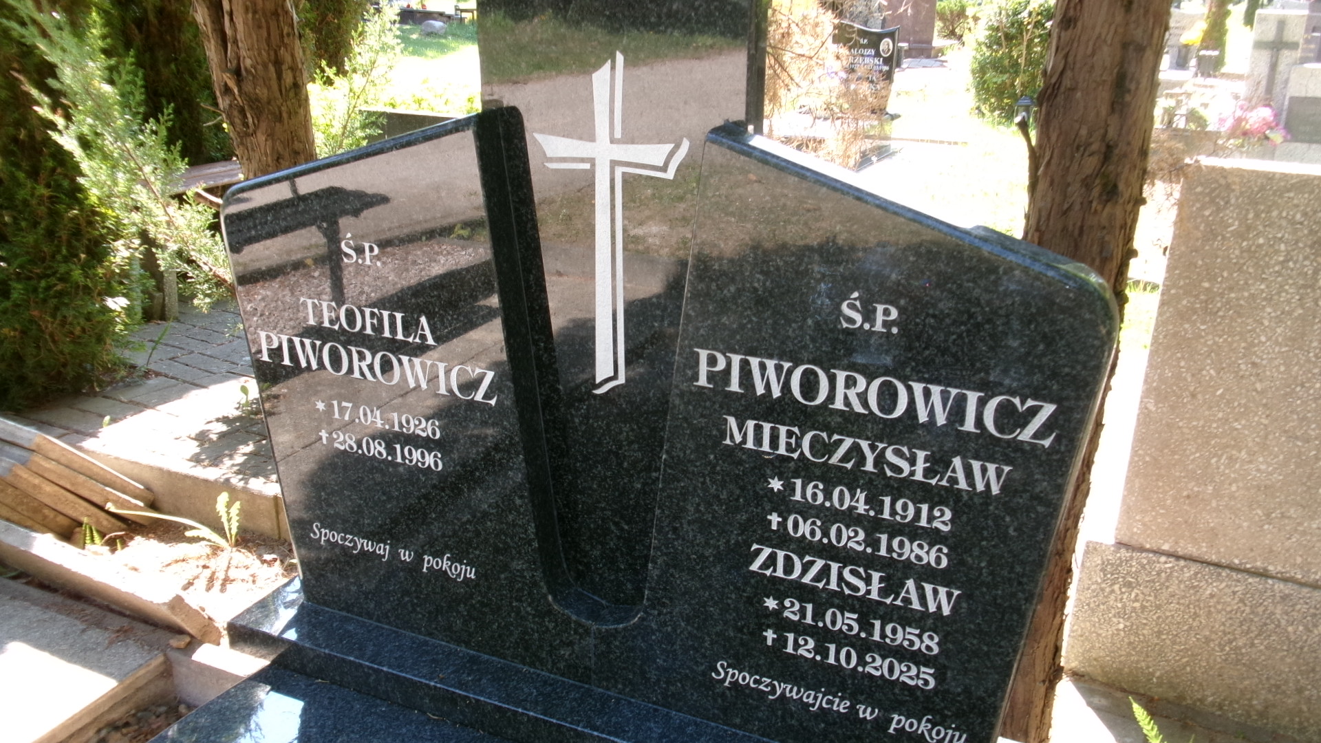 Zdzisław Piworowicz  1958 Elbląg - Grobonet - Wyszukiwarka osób pochowanych