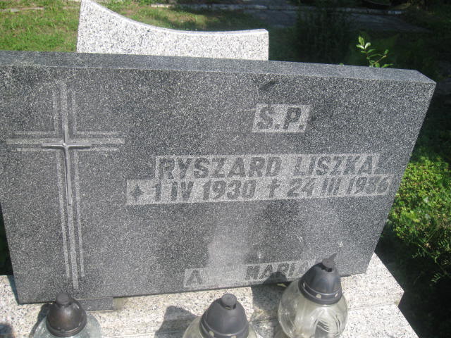 Ryszard Liszka 1930 Elbląg - Grobonet - Wyszukiwarka osób pochowanych