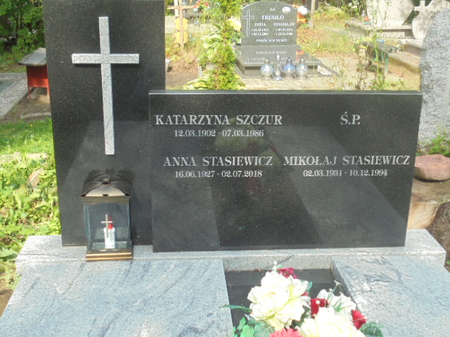 Anna Stasiewicz 1927 Elbląg - Grobonet - Wyszukiwarka osób pochowanych