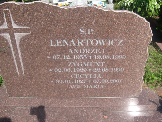 Andrzej Lenartowicz 1955 Elbląg - Grobonet - Wyszukiwarka osób pochowanych