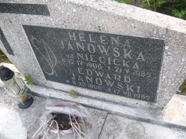 Helena Janowska 1906 Elbląg - Grobonet - Wyszukiwarka osób pochowanych