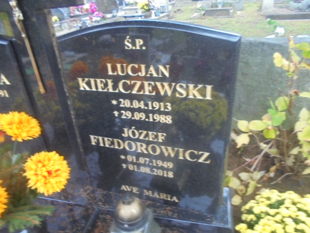 Józef Fiedorowicz 1949 Elbląg - Grobonet - Wyszukiwarka osób pochowanych