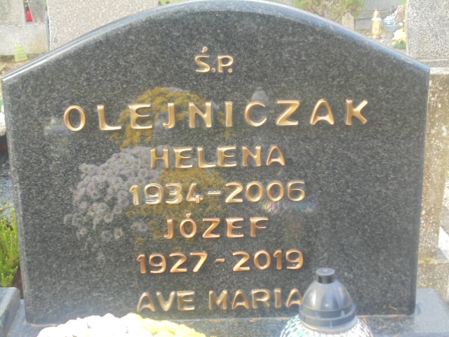 Helena Olejniczak 1934 Elbląg - Grobonet - Wyszukiwarka osób pochowanych