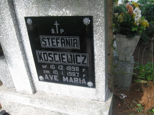 Stefania Kościewicz 1898 Elbląg - Grobonet - Wyszukiwarka osób pochowanych