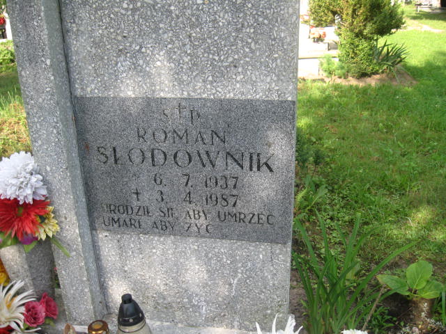 Roman Słodownik 1937 Elbląg - Grobonet - Wyszukiwarka osób pochowanych