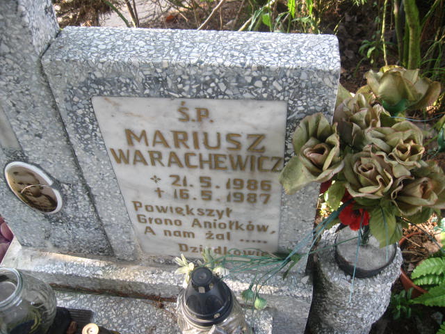 Mariusz Warachewicz 1986 Elbląg - Grobonet - Wyszukiwarka osób pochowanych