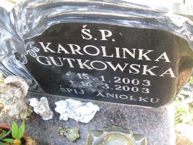 Karolina Gutkowska 2003 Elbląg - Grobonet - Wyszukiwarka osób pochowanych