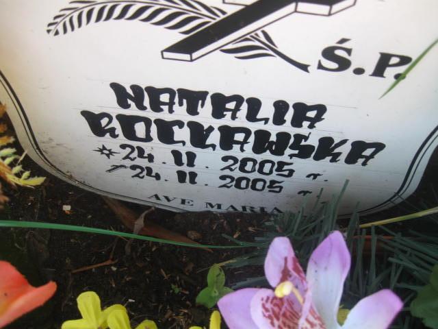 Natalia Rocławska 2005 Elbląg - Grobonet - Wyszukiwarka osób pochowanych