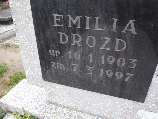 Emilia Drozd 1903 Elbląg - Grobonet - Wyszukiwarka osób pochowanych