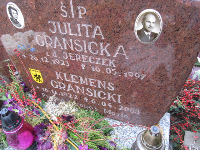 Julita Gransicka 1923 Elbląg - Grobonet - Wyszukiwarka osób pochowanych