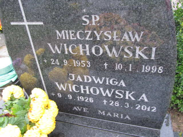 Mieczysław Wichowski 1953 Elbląg - Grobonet - Wyszukiwarka osób pochowanych