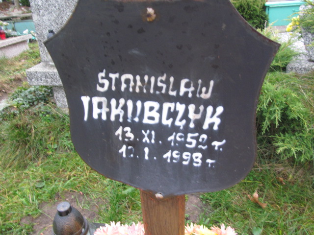 Stanisław Jakubczyk 1952 Elbląg - Grobonet - Wyszukiwarka osób pochowanych