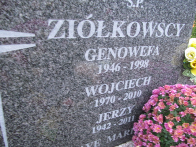 Genowefa Ziółkowska 1946 Elbląg - Grobonet - Wyszukiwarka osób pochowanych
