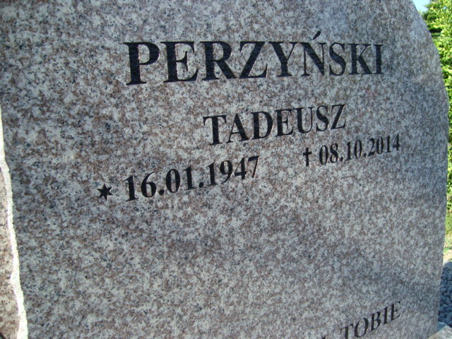 Tadeusz Perzyński 1947 Elbląg - Grobonet - Wyszukiwarka osób pochowanych