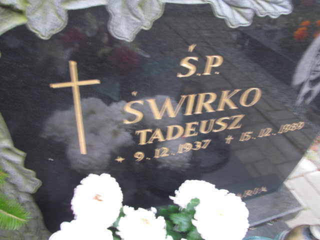 Tadeusz Świrko 1937 Elbląg - Grobonet - Wyszukiwarka osób pochowanych