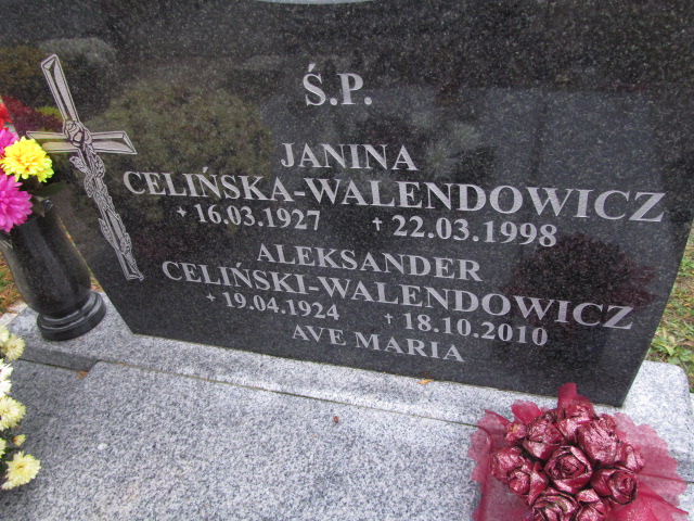 Aleksander Celiński Walendowicz 1924 Elbląg - Grobonet - Wyszukiwarka osób pochowanych