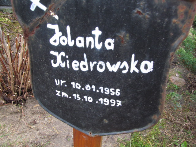 Jolanta Kiedrowska 1956 Elbląg - Grobonet - Wyszukiwarka osób pochowanych