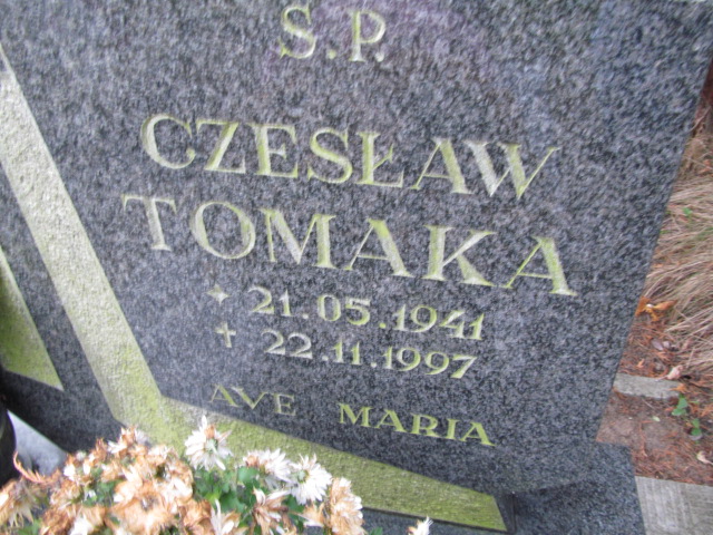 Czesław Tomaka 1941 Elbląg - Grobonet - Wyszukiwarka osób pochowanych