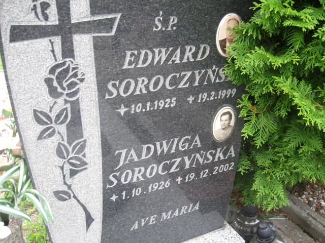 Edward Soroczyński 1925 Elbląg - Grobonet - Wyszukiwarka osób pochowanych