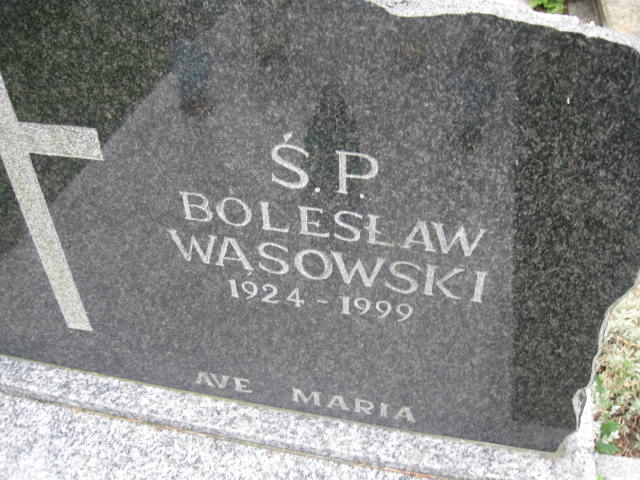 Bolesław Wąsowski 1924 Elbląg - Grobonet - Wyszukiwarka osób pochowanych