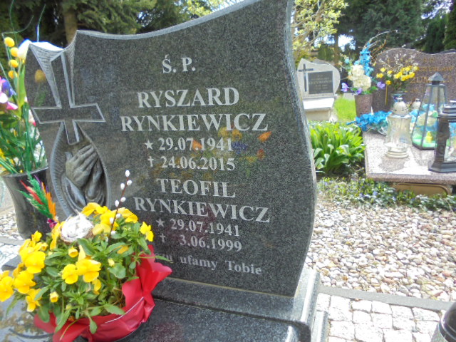 Ryszard Rynkiewicz 1941 Elbląg - Grobonet - Wyszukiwarka osób pochowanych