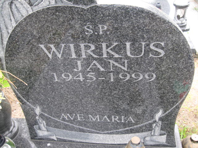 Jan Wirkus 1945 Elbląg - Grobonet - Wyszukiwarka osób pochowanych
