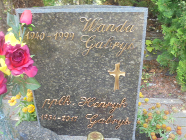 Wanda Gabryś 1940 Elbląg - Grobonet - Wyszukiwarka osób pochowanych