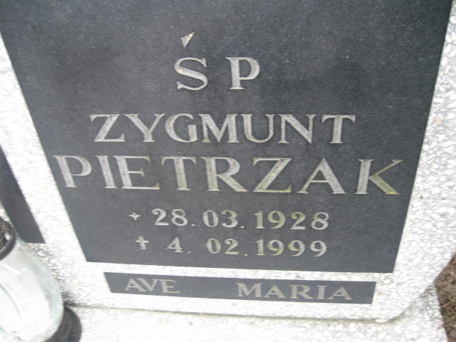Zygmunt Pietrzak 1928 Elbląg - Grobonet - Wyszukiwarka osób pochowanych