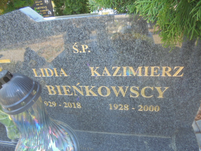 Julia   Lidia Bieńkowska 1929 Elbląg - Grobonet - Wyszukiwarka osób pochowanych