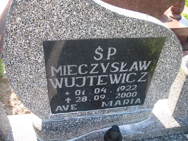 Mieczysław Wujtewicz 1922 Elbląg - Grobonet - Wyszukiwarka osób pochowanych