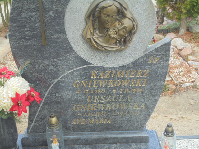 Kazimierz Gniewkowski 1922 Elbląg - Grobonet - Wyszukiwarka osób pochowanych