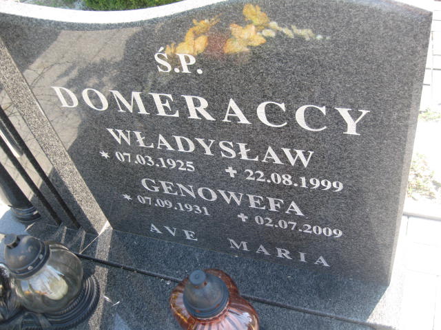 Genowefa Janina Domeracka 1931 Elbląg - Grobonet - Wyszukiwarka osób pochowanych