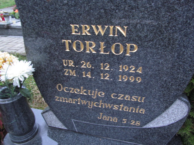 Erwin Torłop 1924 Elbląg - Grobonet - Wyszukiwarka osób pochowanych