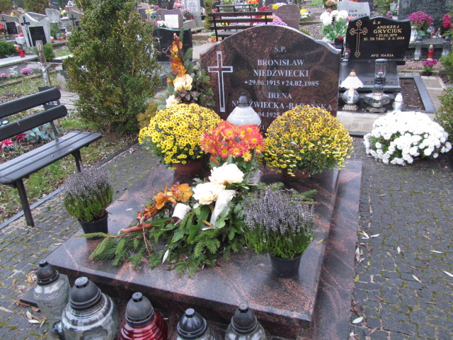 Grób Irena Niedźwiecka Barańska