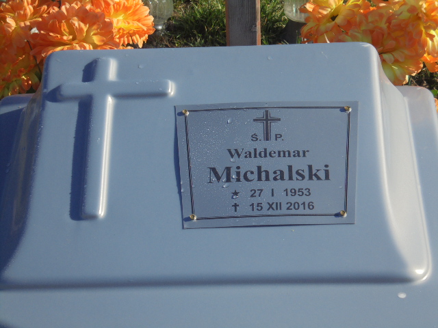 Waldemar Michalski 1953 Elbląg - Grobonet - Wyszukiwarka osób pochowanych