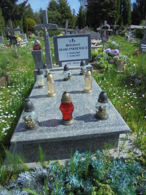 Grób Bogdan Marcinkiewicz