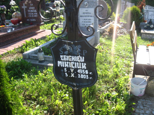Zbigniew Mikiciuk 1958 Elbląg - Grobonet - Wyszukiwarka osób pochowanych