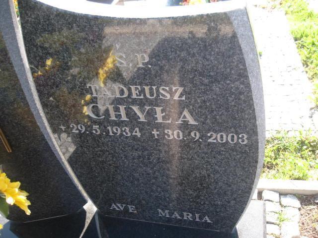 Tadeusz Chyła 1934 Elbląg - Grobonet - Wyszukiwarka osób pochowanych