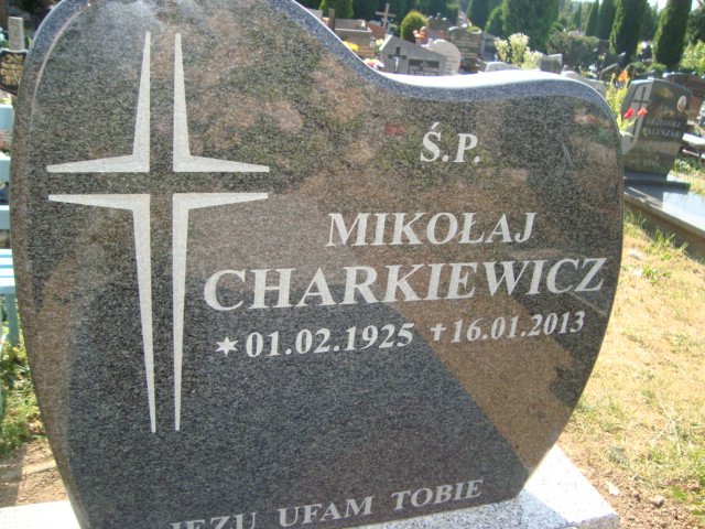Mikołaj Charkiewicz 1925 Elbląg - Grobonet - Wyszukiwarka osób pochowanych