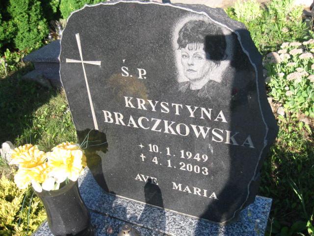 Krystyna Braczkowska 1949 Elbląg - Grobonet - Wyszukiwarka osób pochowanych