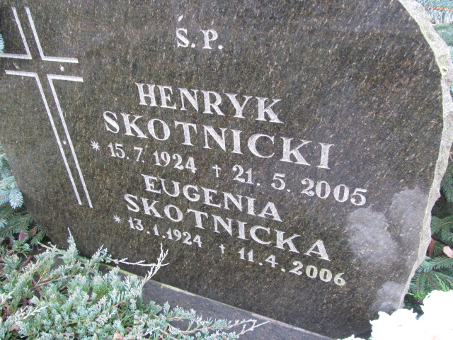 Henryk Józef Skotnicki 1924 Elbląg - Grobonet - Wyszukiwarka osób pochowanych