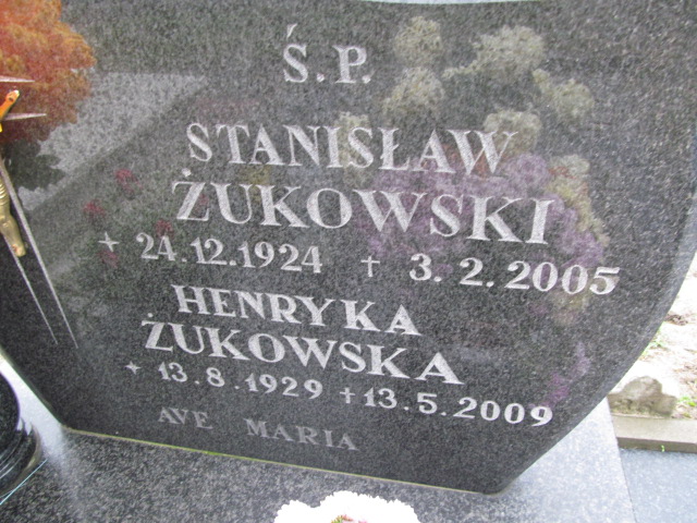 Henryka Żukowska 1929 Elbląg - Grobonet - Wyszukiwarka osób pochowanych