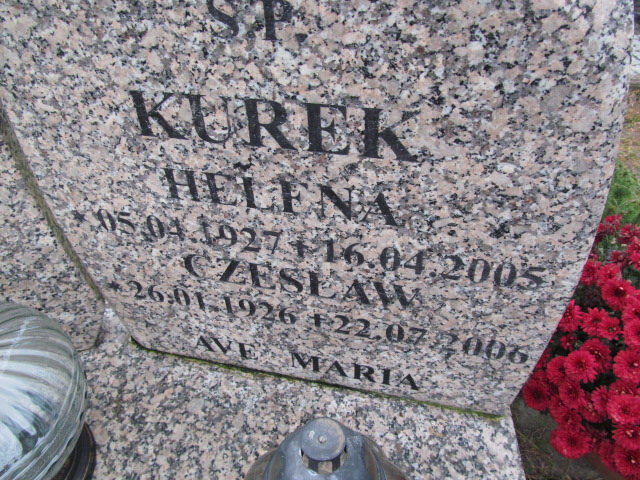 Helena Kurek 1927 Elbląg - Grobonet - Wyszukiwarka osób pochowanych