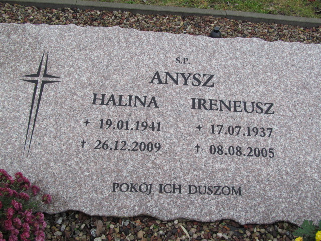 Halina Anysz 1941 Elbląg - Grobonet - Wyszukiwarka osób pochowanych