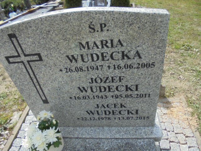 Jacek Wudecki  1978 Elbląg - Grobonet - Wyszukiwarka osób pochowanych