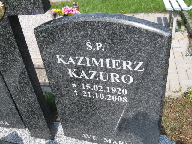 Wanda Kazuro 1920 Elbląg - Grobonet - Wyszukiwarka osób pochowanych