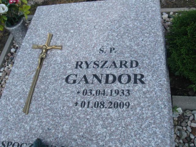 Ryszard Gandor 1933 Elbląg - Grobonet - Wyszukiwarka osób pochowanych