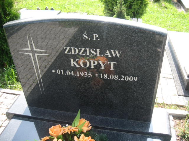 Zdzisław  Stanisław Kopyt 1935 Elbląg - Grobonet - Wyszukiwarka osób pochowanych