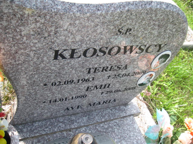 Emil Kłosowski 1990 Elbląg - Grobonet - Wyszukiwarka osób pochowanych